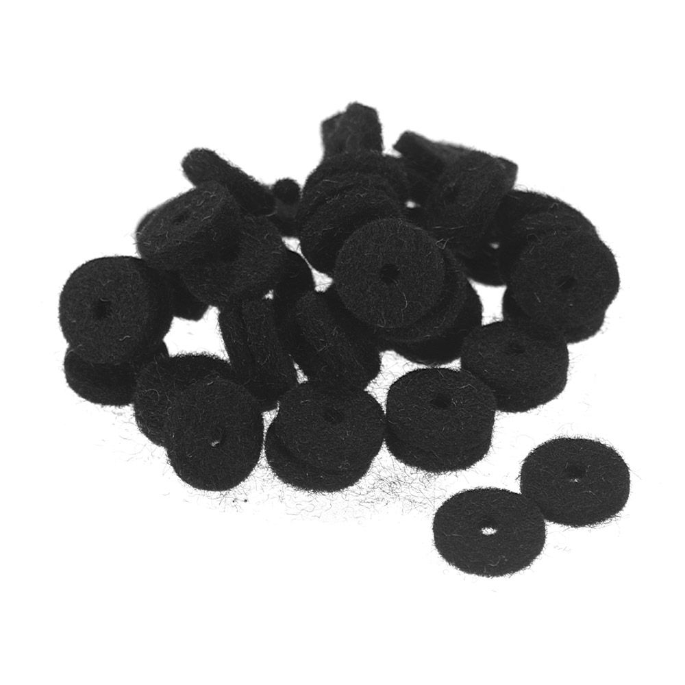 50pcs Guitar Strap Felt Button Washers Locks Blocks Guitar