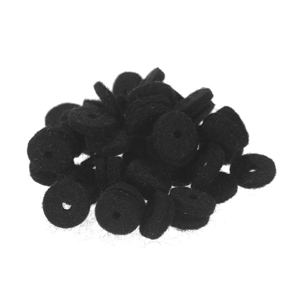 50pcs Guitar Strap Felt Button Washers Locks Blocks Guitar