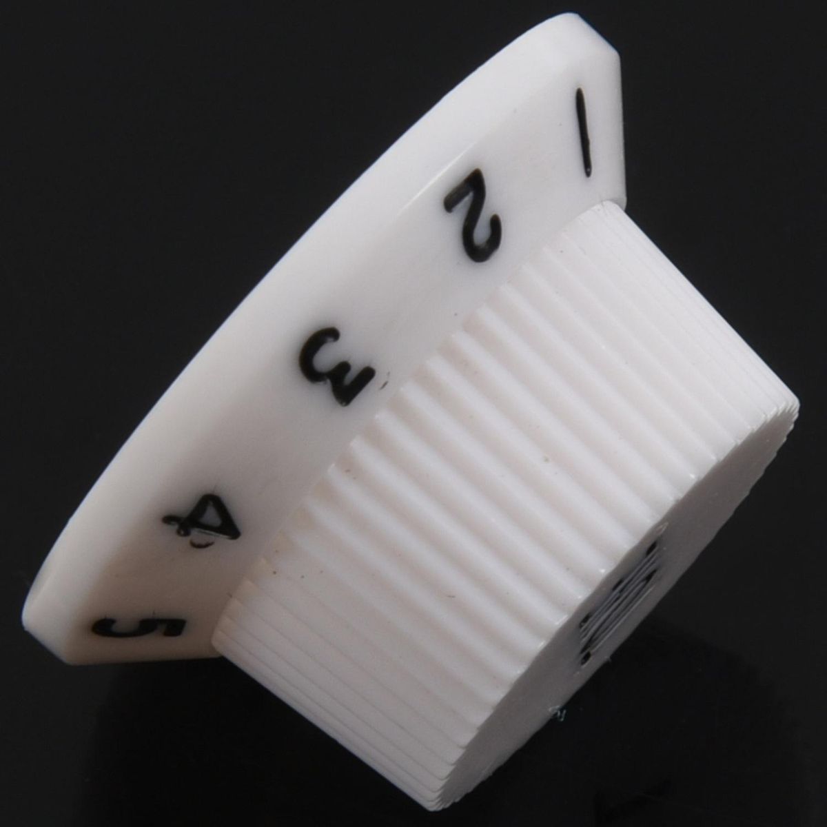 White Black 1 Volume&2 Tone Guitar Control Knobs For Strat Style Guitar