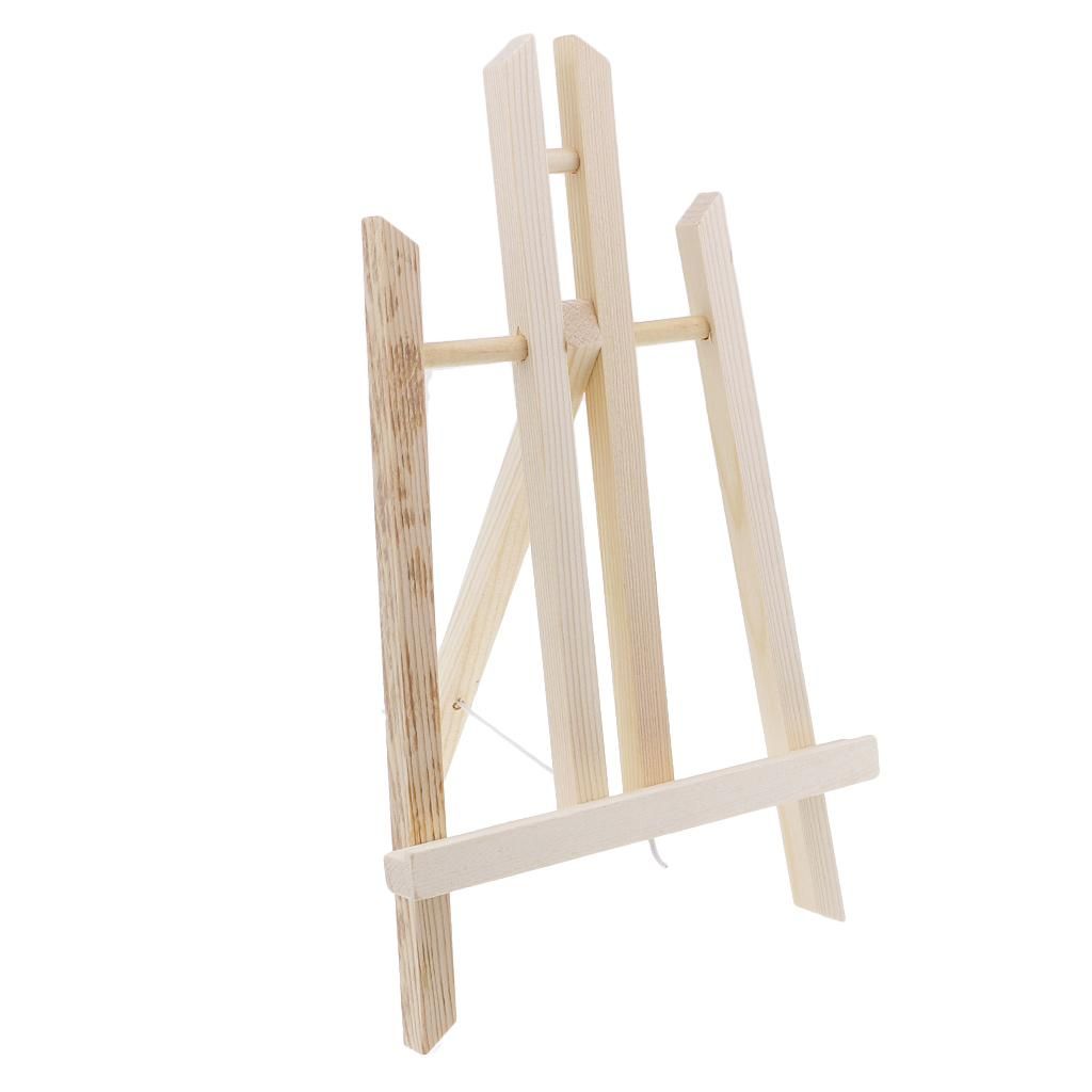 Wooden Artist Tabletop Easel For Kids Painting Drawing Canvas Stand