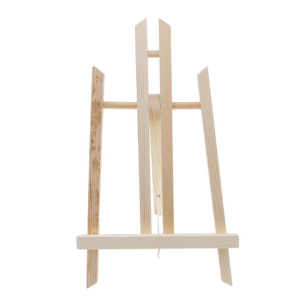 Wooden Artist Tabletop Easel For Kids Painting Drawing Canvas Stand