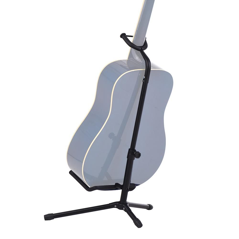 Metal Guitar Floor Stand Musical Instrument Tripod Holder for Acoustic Electric Guitar Bass