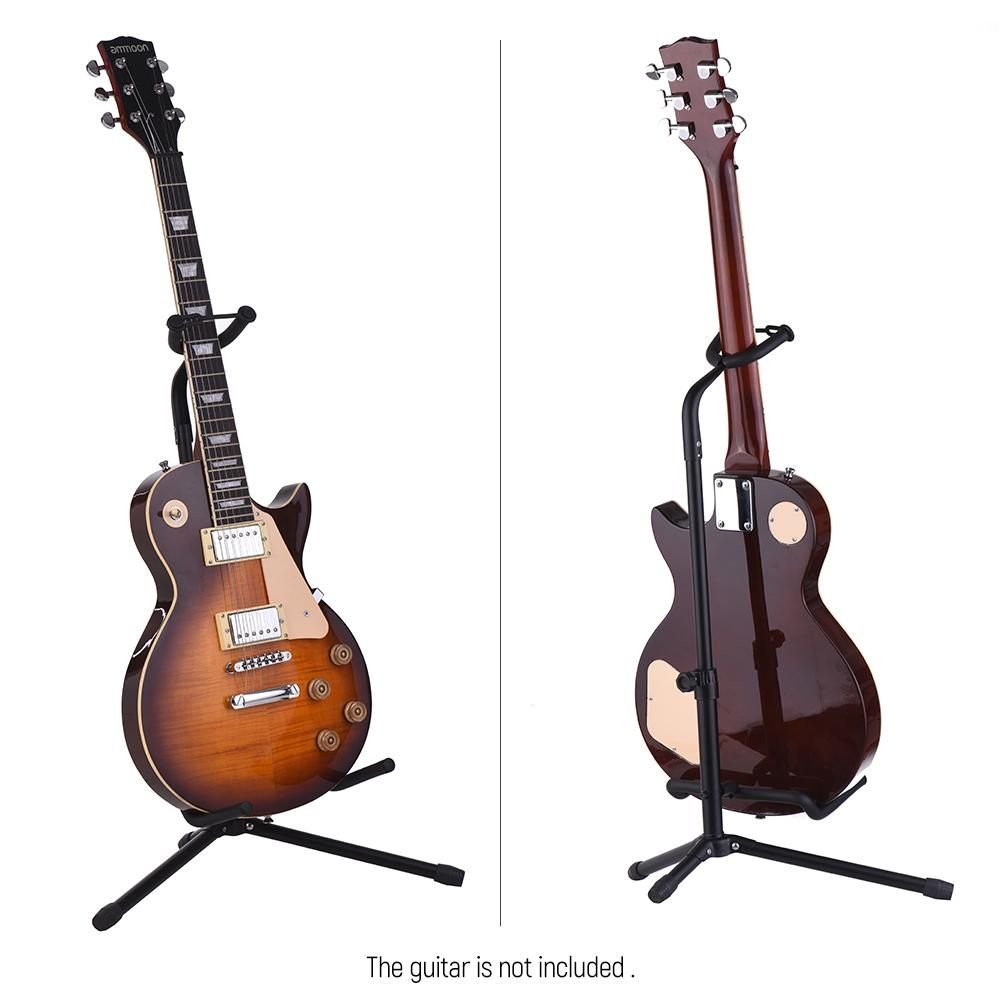 Metal Guitar Floor Stand Musical Instrument Tripod Holder for Acoustic Electric Guitar Bass