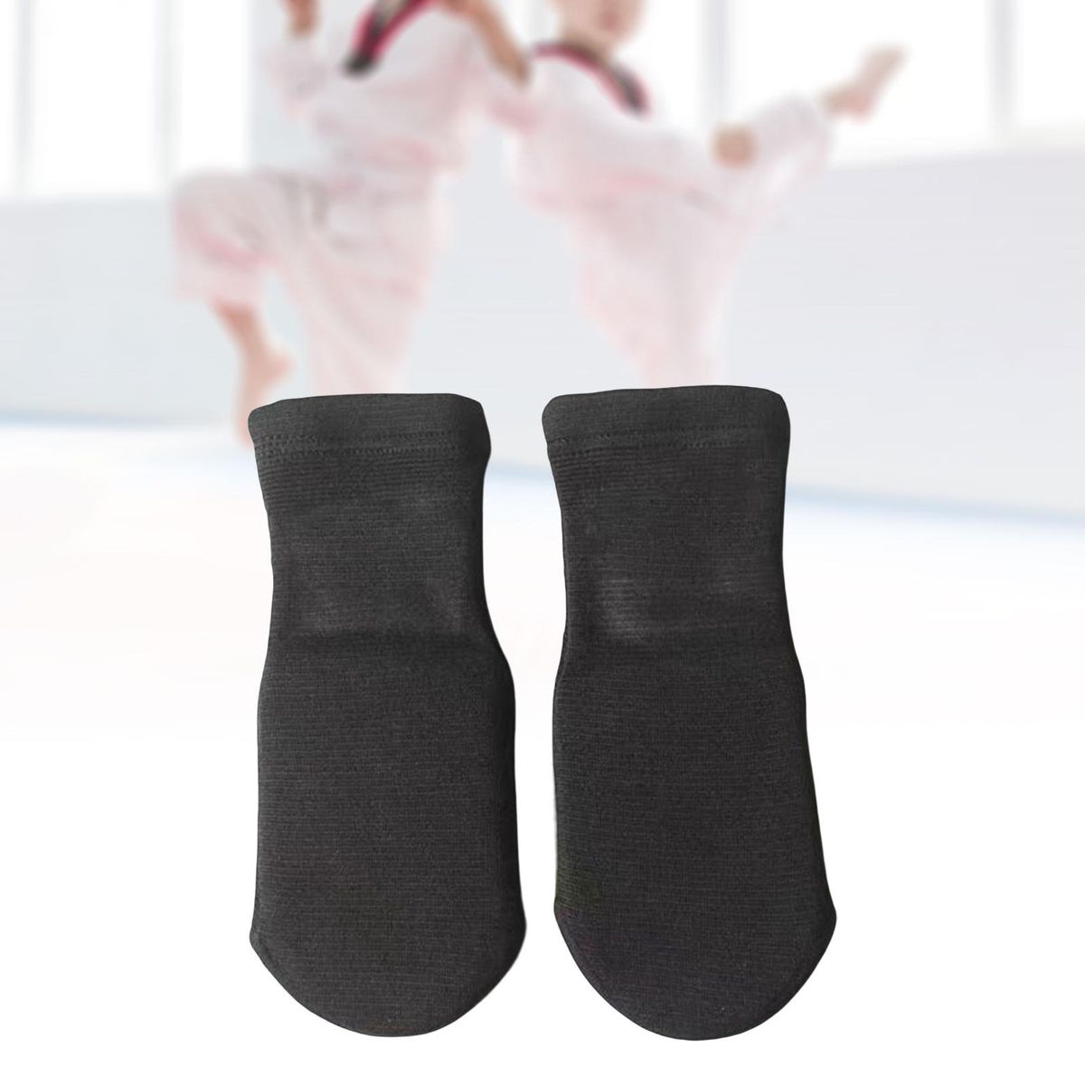 Instep Guard Foot Protector Elastic  M Size Black