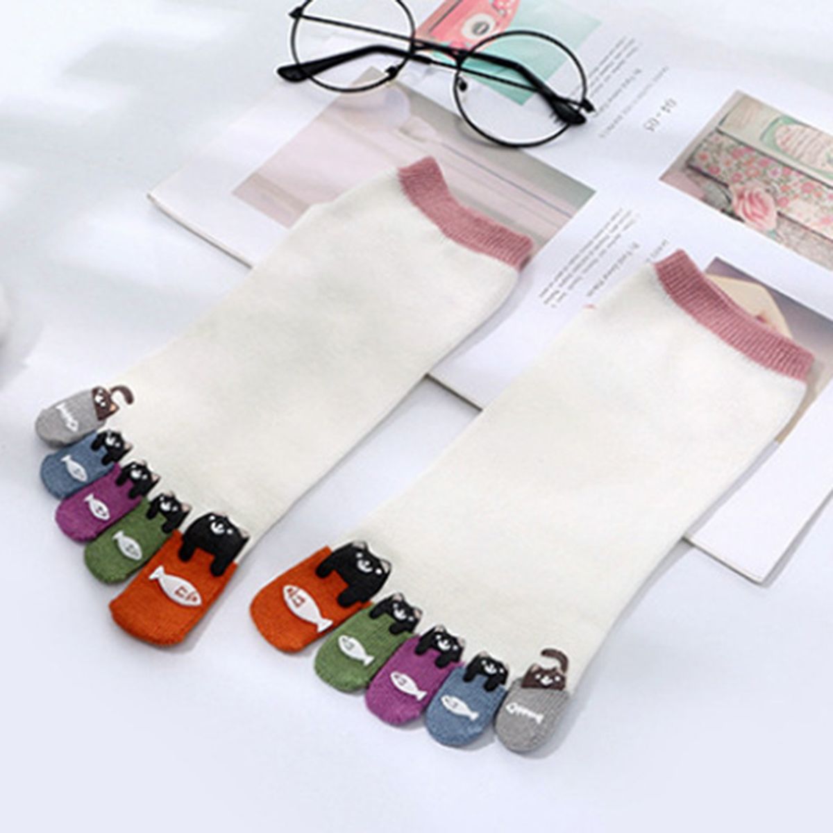 1 Pair Women Socks Summer Unisex Adult Sport Short Socks 3