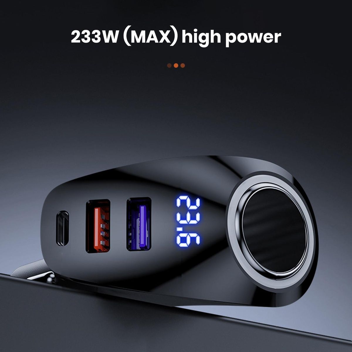 Usb Pd Car Charger Powerdrive Pro 3-in-1 Car Charger Fast Charge