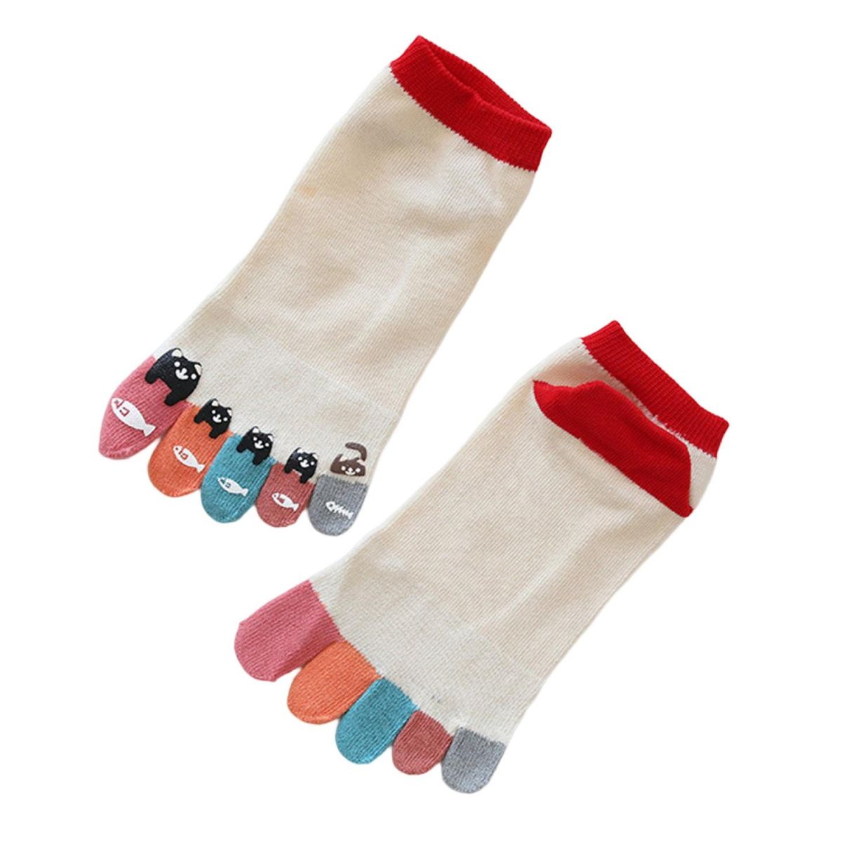 1 Pair Women Socks Summer Unisex Adult Sport Short Socks 4