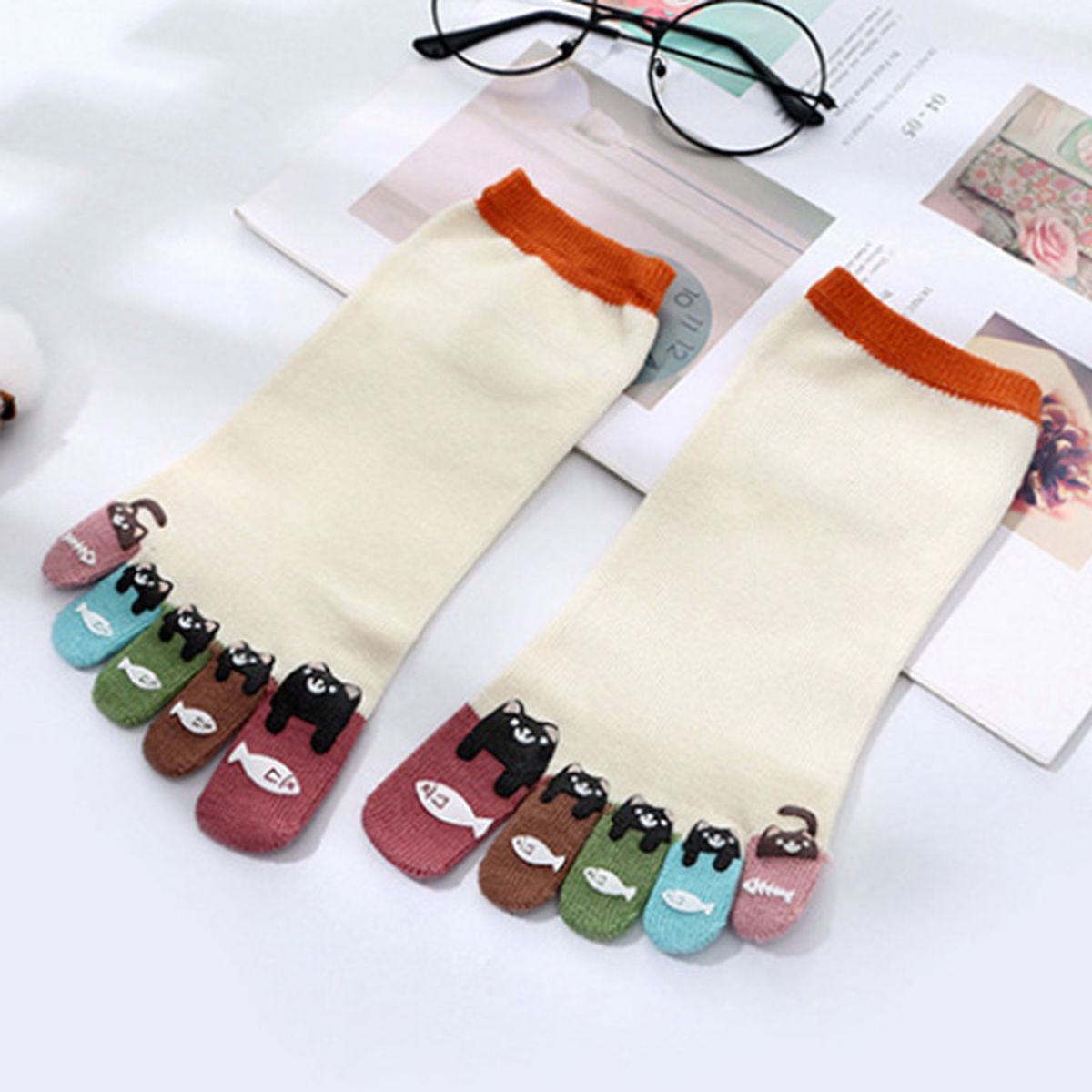 1 Pair Women Socks Summer Unisex Adult Sport Short Socks 4