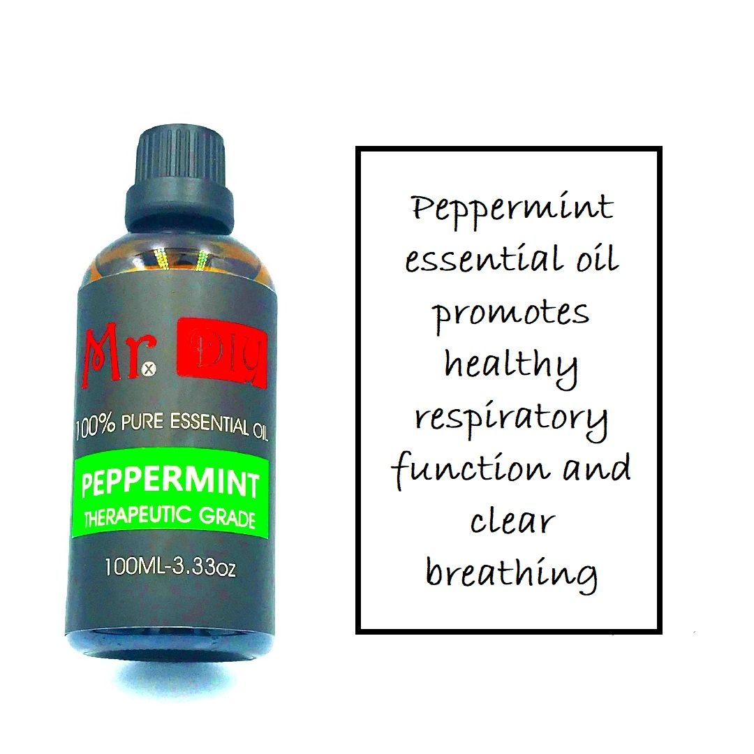 1pc 100ml Peppermint Essential Oil For Diffusers Purifiers