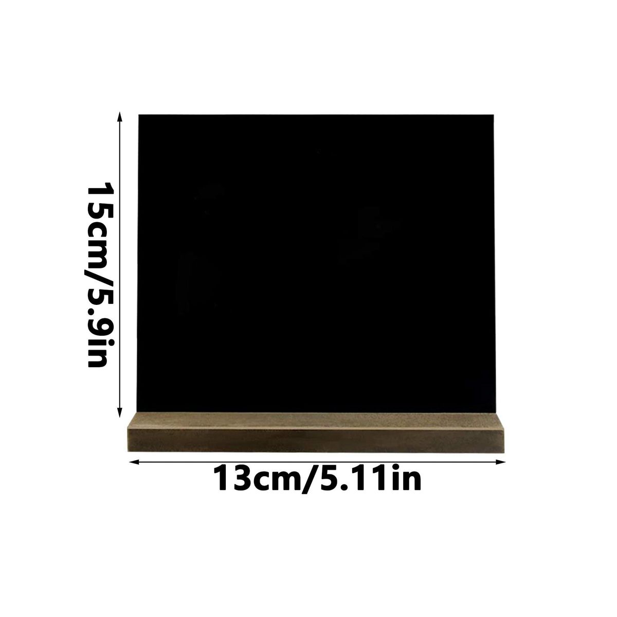 2Pcs Mini Blackboard Supports Dining Table, and Christmas Ce