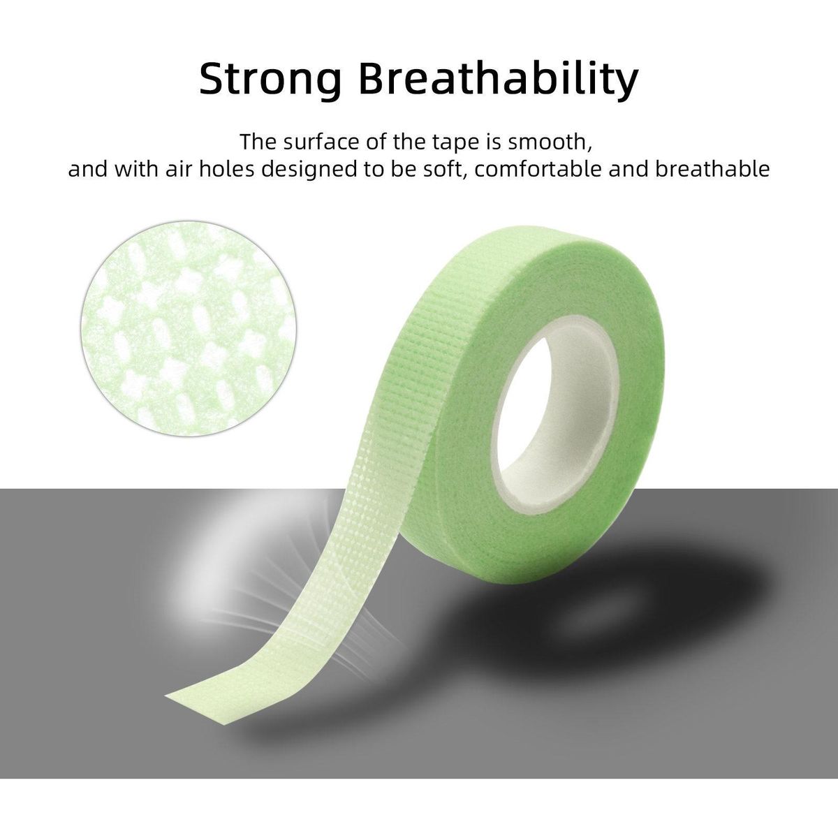 30 Rolls 9M Breathable Adhesive Tape for Eyelash Grafting Easy Tearing 1.2cm Wide Non-Woven Fabric for Eyelash Extension