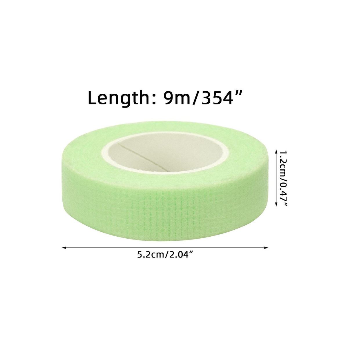 30 Rolls 9M Breathable Adhesive Tape for Eyelash Grafting Easy Tearing 1.2cm Wide Non-Woven Fabric for Eyelash Extension