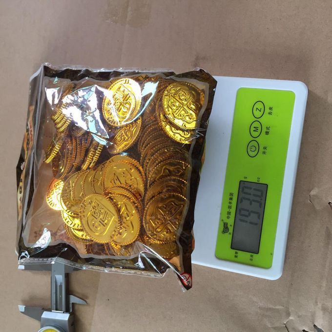 100 Pcs Plastic Pirate Treasure Coins Loot Party Fillers Kids Golden