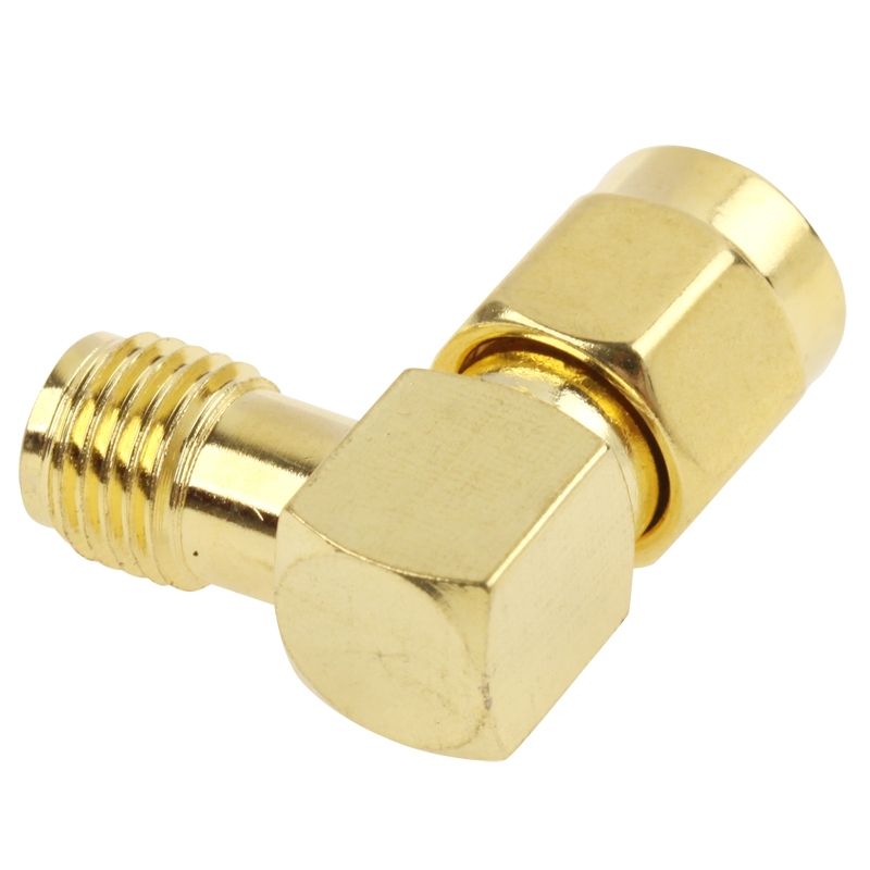 Gold Plated RP-SMA Male To SMA Female Adapter