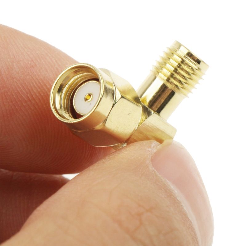 Gold Plated RP-SMA Male To SMA Female Adapter