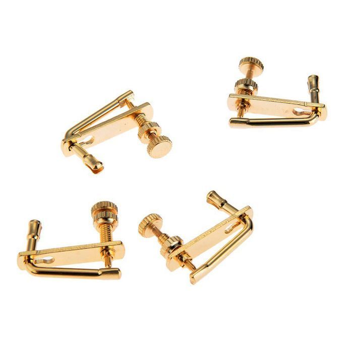 1 Set Rosewood Violin Parts 44 Fittings Chinrest Pegs Tailpiece