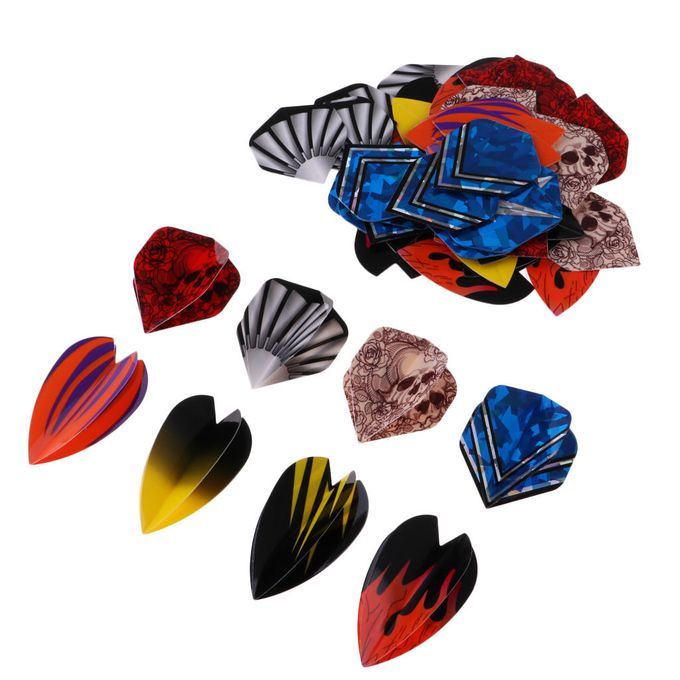 60/54 Standard PET Dart Flights Tails Parts 54pcs  Skull