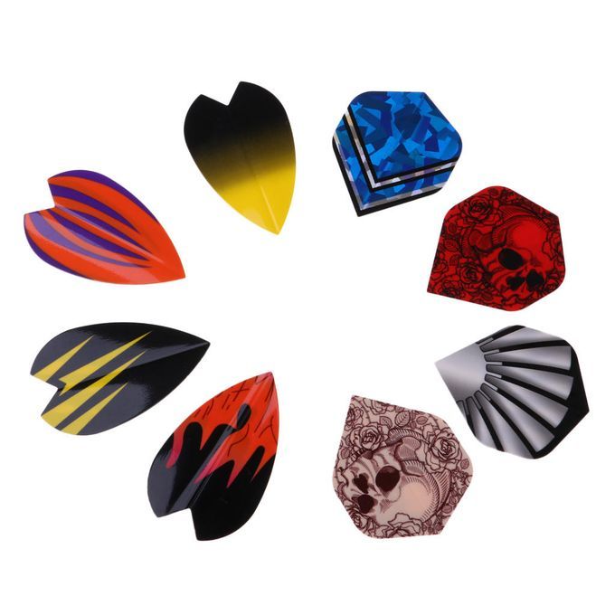 60/54 Standard PET Dart Flights Tails Parts 54pcs  Skull