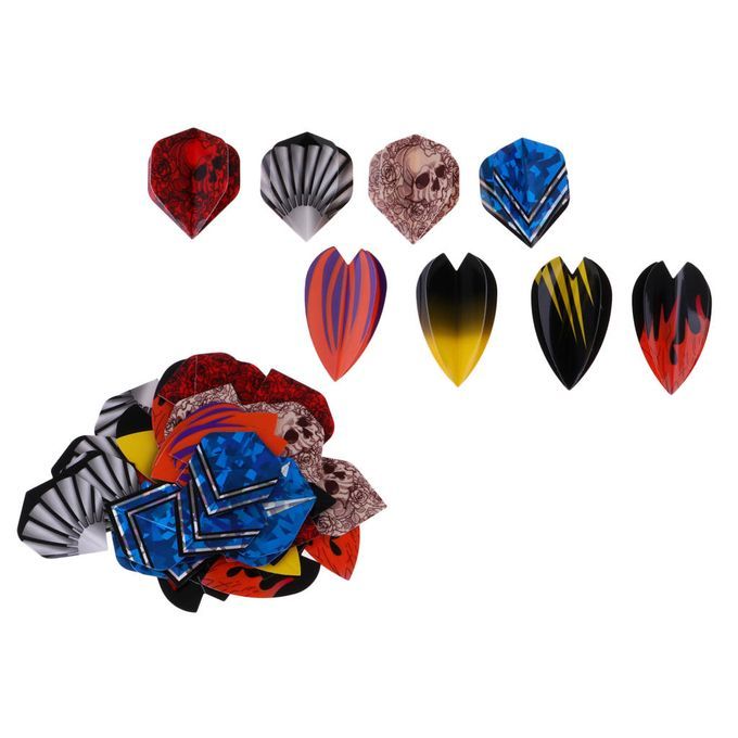 60/54 Standard PET Dart Flights Tails Parts 54pcs  Skull