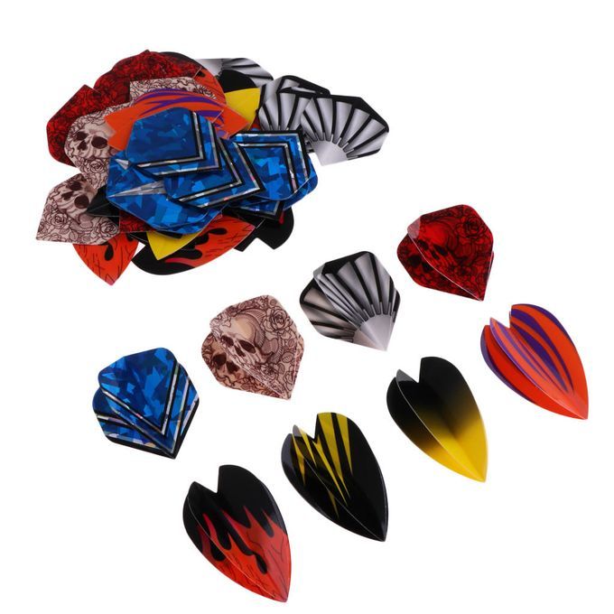 60/54 Standard PET Dart Flights Tails Parts 54pcs  Skull