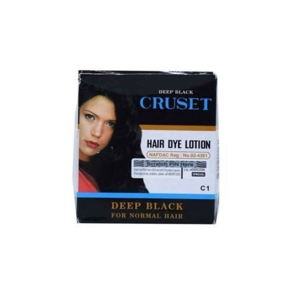 Deep Black  Hair Dye Lotion