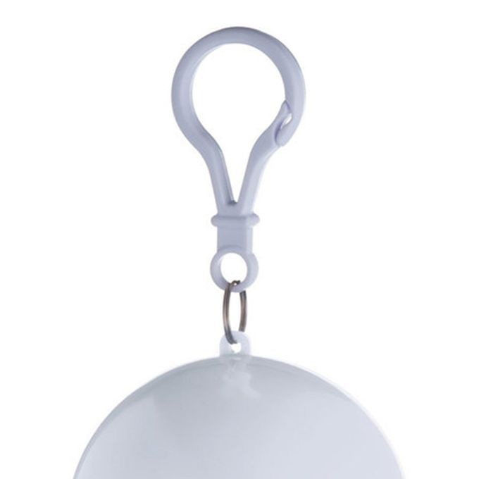 Loak Type Disposable Rain Oat Ball For Adults And  Hildren Round Ball Disposable Rain Oat   Onvenient  Olorful-White