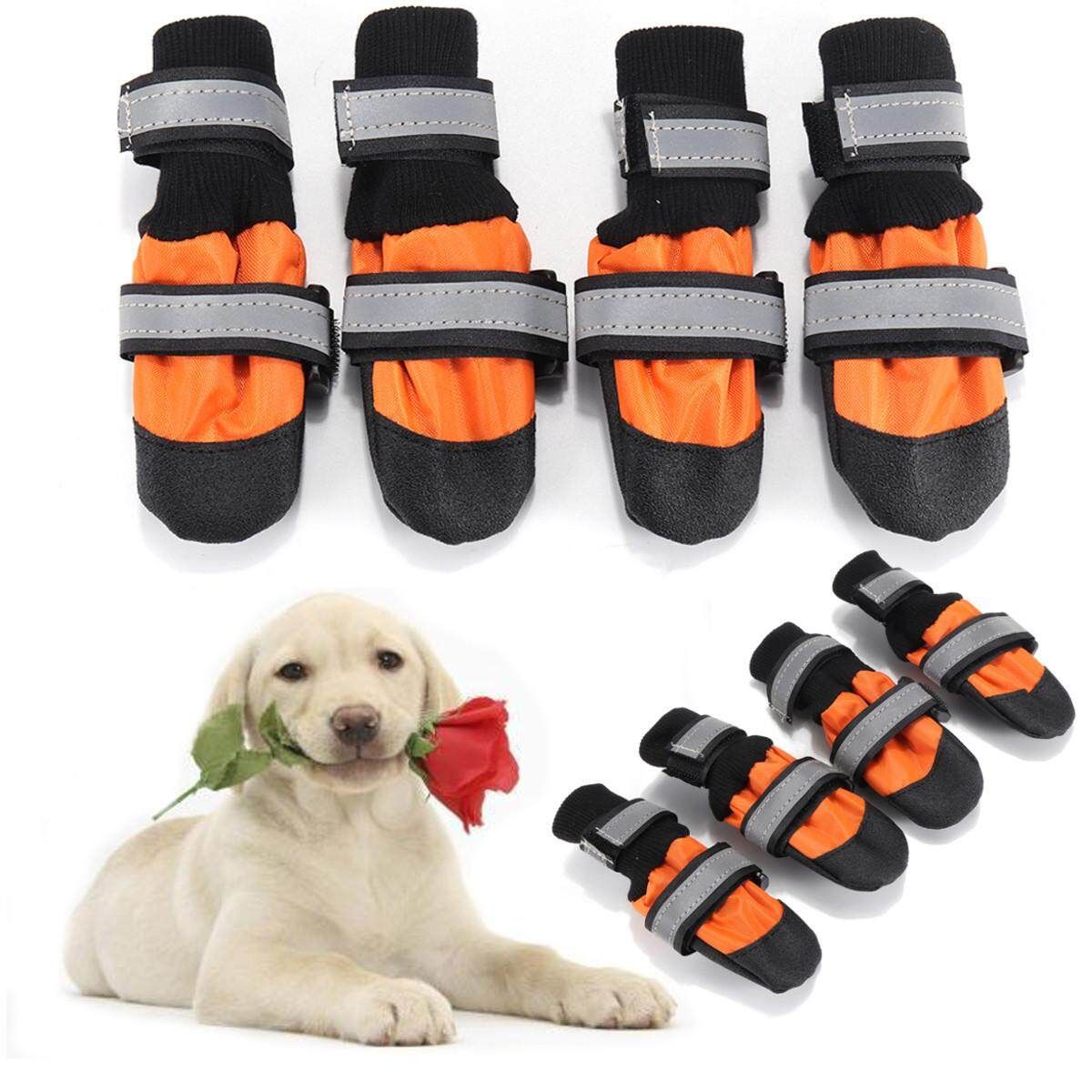 Large Dog Shoes Boots Booties Snow Winter Waterproof Reflective Anti-slip # S S