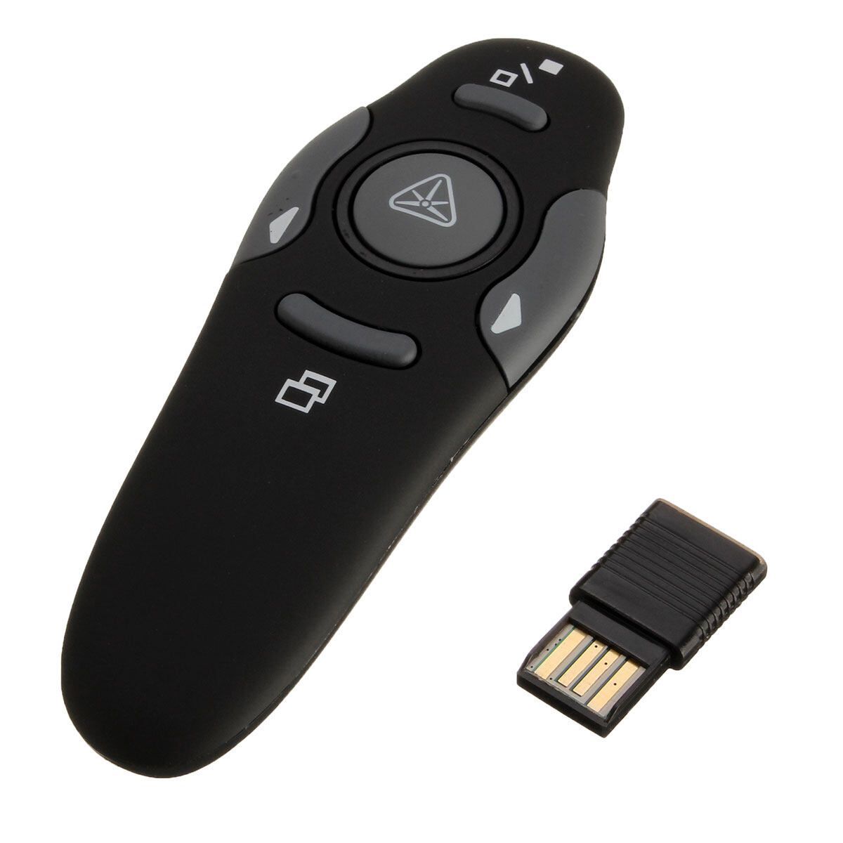 5Pcs 2.4GHz Laser Pointer Pen Wireless USB Receiver Remote Control PowerPoint PPT HQ