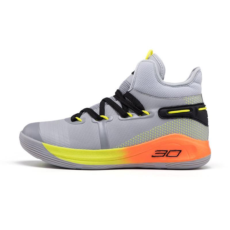 Men's Basketball Shoes High Top Breathable Sneakers Color