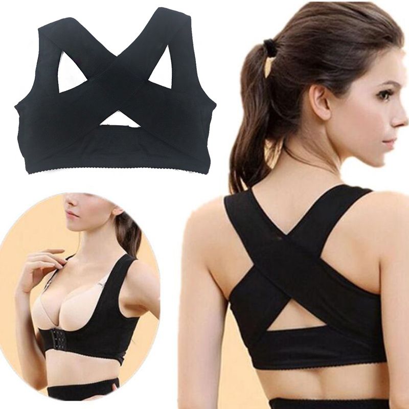 Adjustable Women Breast Back Support Belt Chest Holder Body