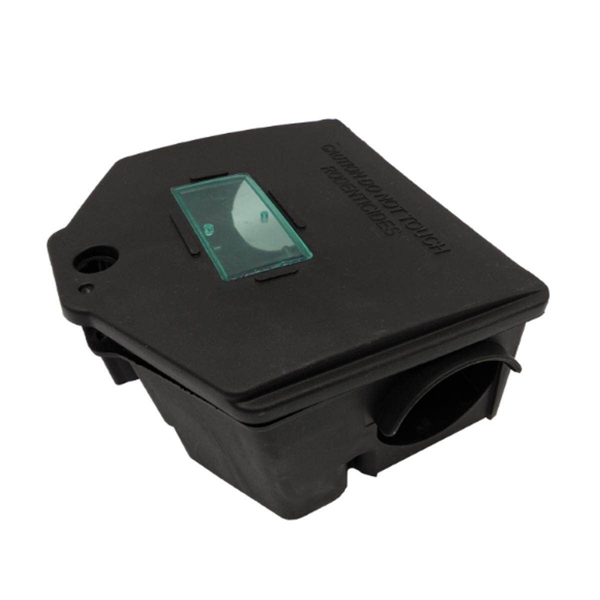2PCS Professional Rodent Bait Block Station Box Case Trap & Key For Rat Mouse