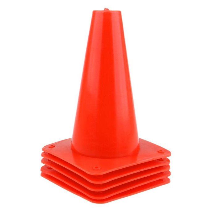 5pcs 15cm Safety Cone For Sports Training Soccer Skateboard Orange
