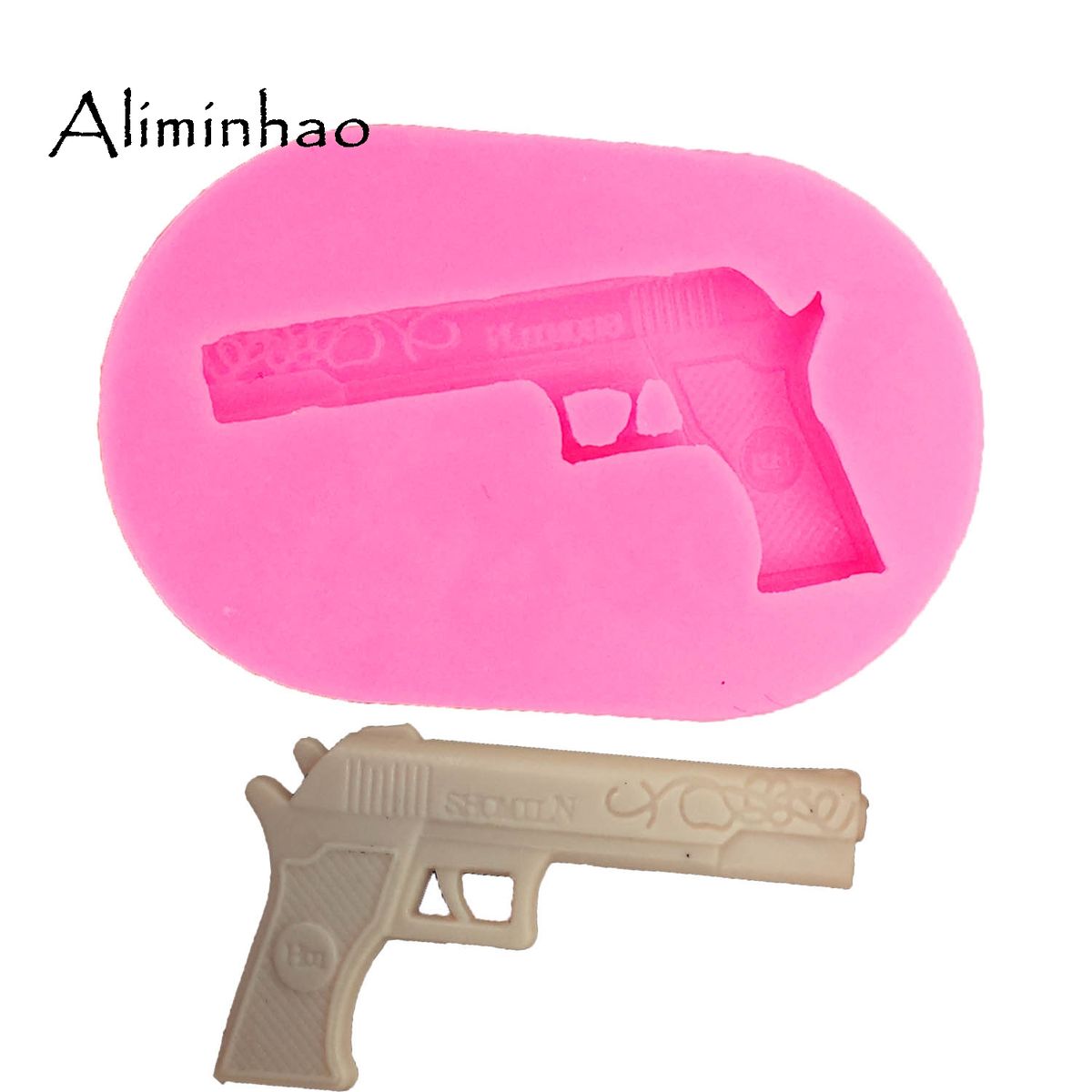 DY0029 Gun DIY Silicone Mold Sugarcraft Dessert Candy