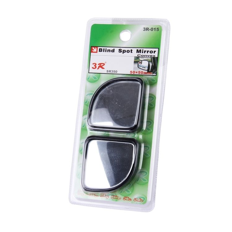 3R-015 2 PCS Car Blind Spot Rear View Wide Angle Mirror