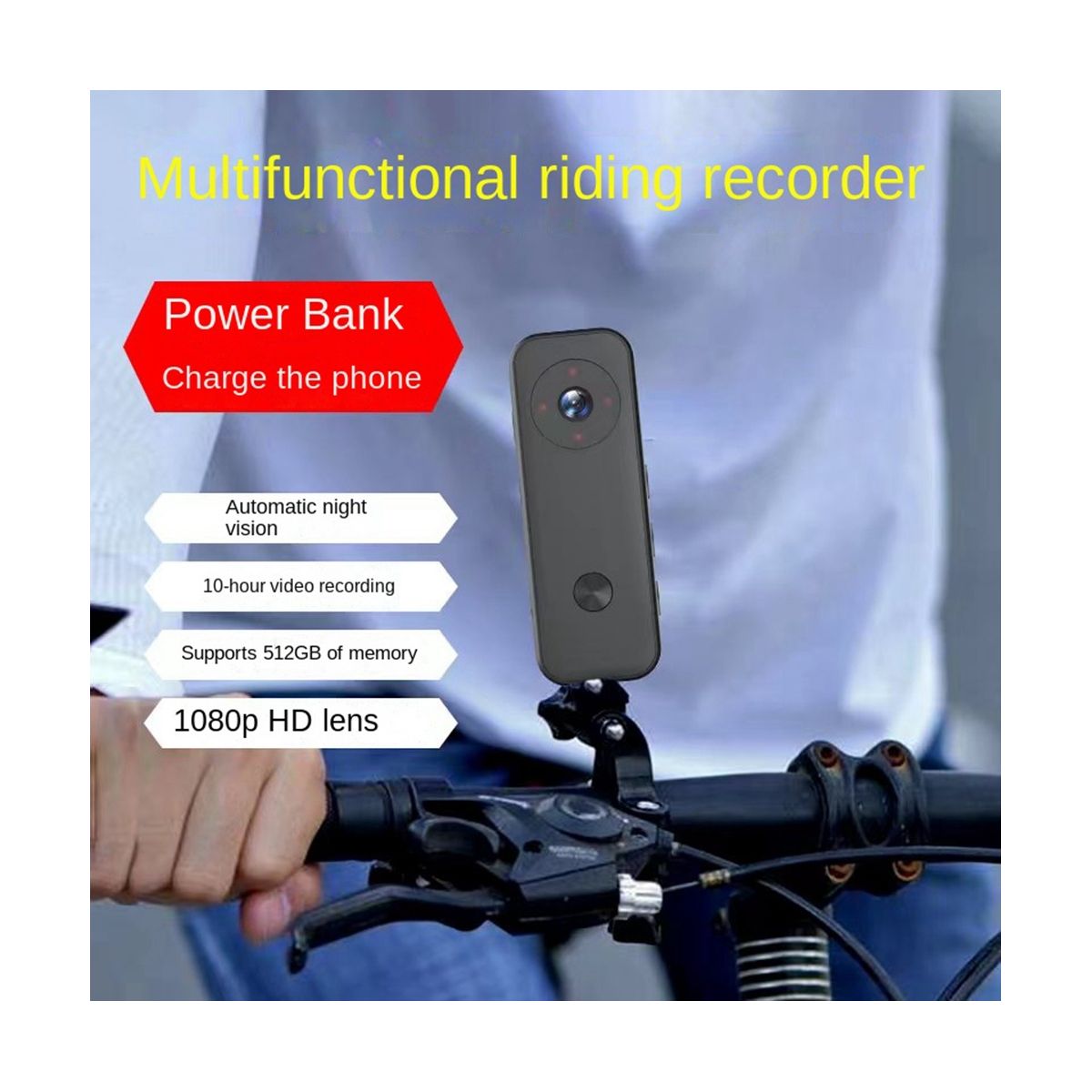 1080P Bike Sport Camera Motorcycle Enforcement Voice Recorder Camera