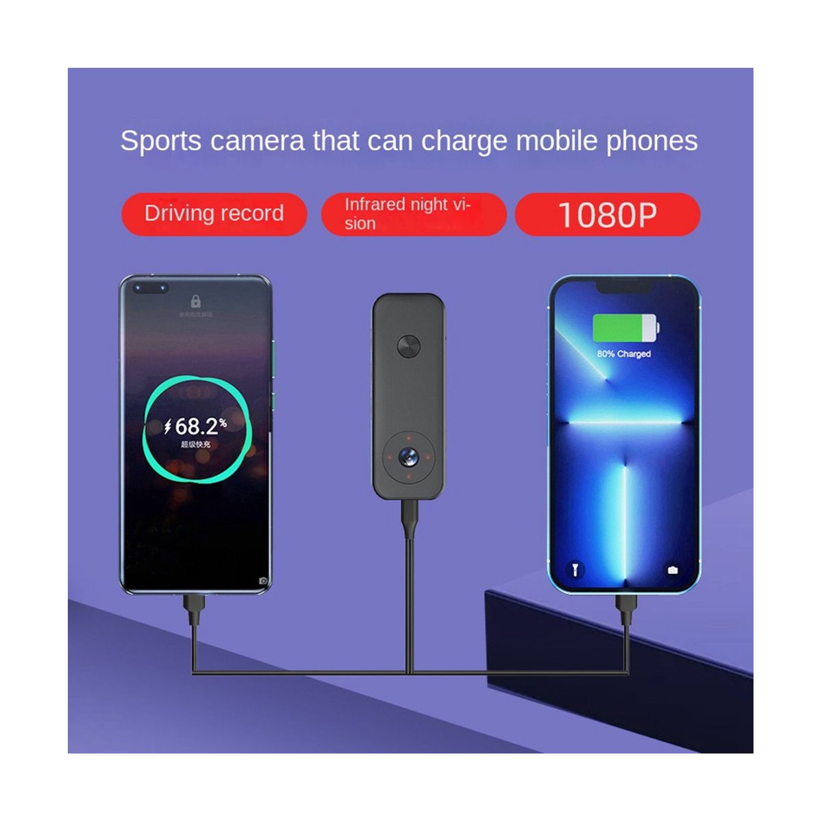 1080P Bike Sport Camera Motorcycle Enforcement Voice Recorder Camera