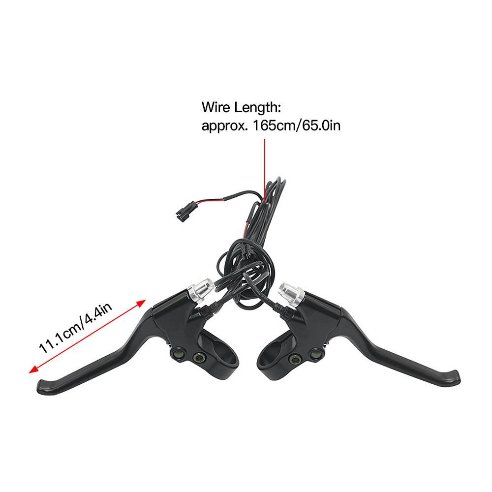 1 Pair Electric Bike Brake Lever E-bike Right Left Lever Replacement Parts