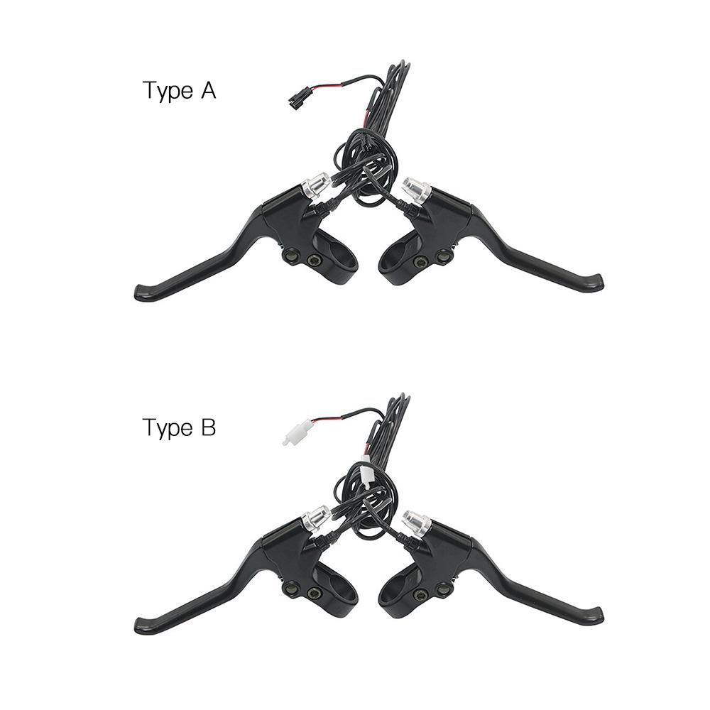 1 Pair Electric Bike Brake Lever E-bike Right Left Lever Replacement Parts