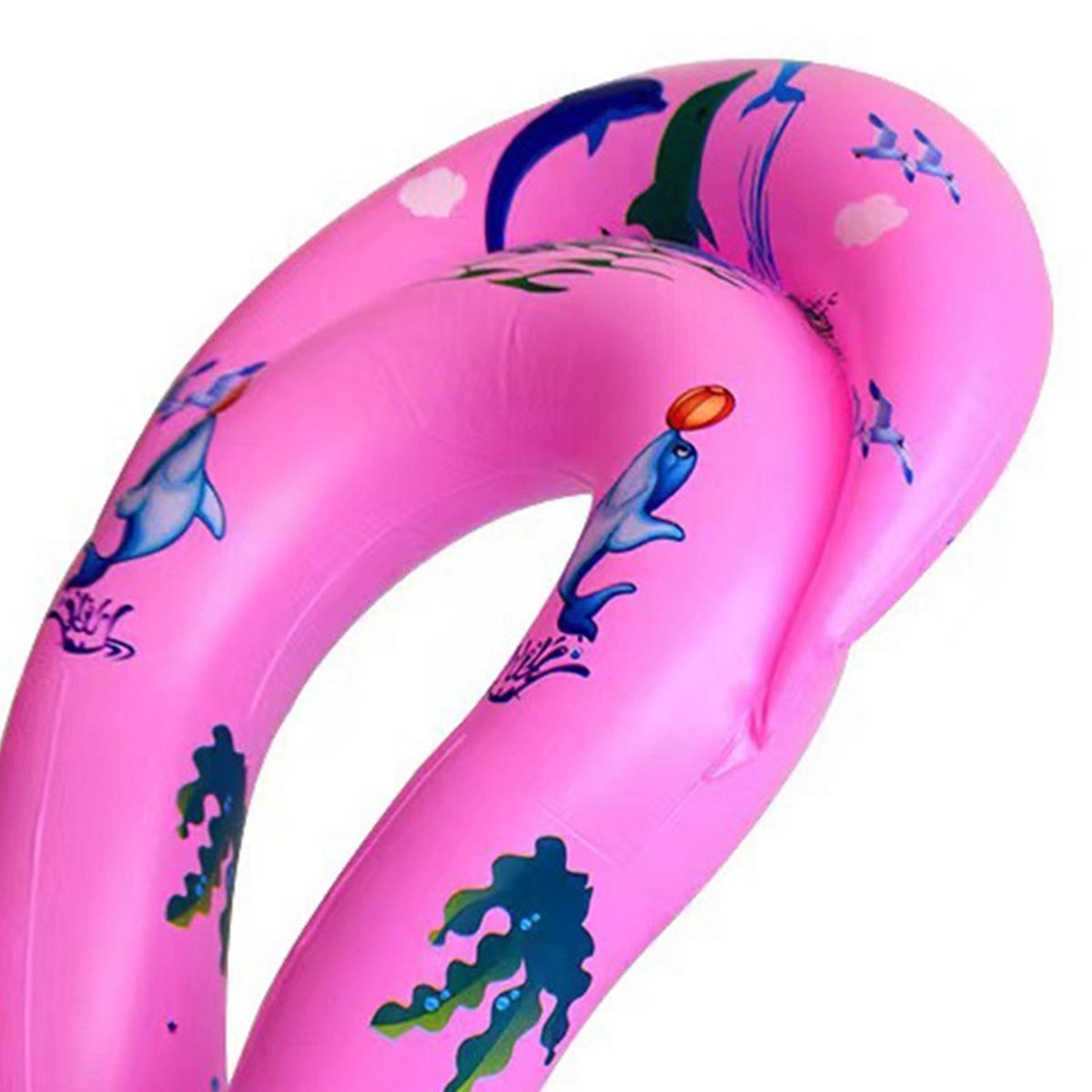 Inflatable Swim Vest Baby Adult Floating Swim Arm Rings Pink