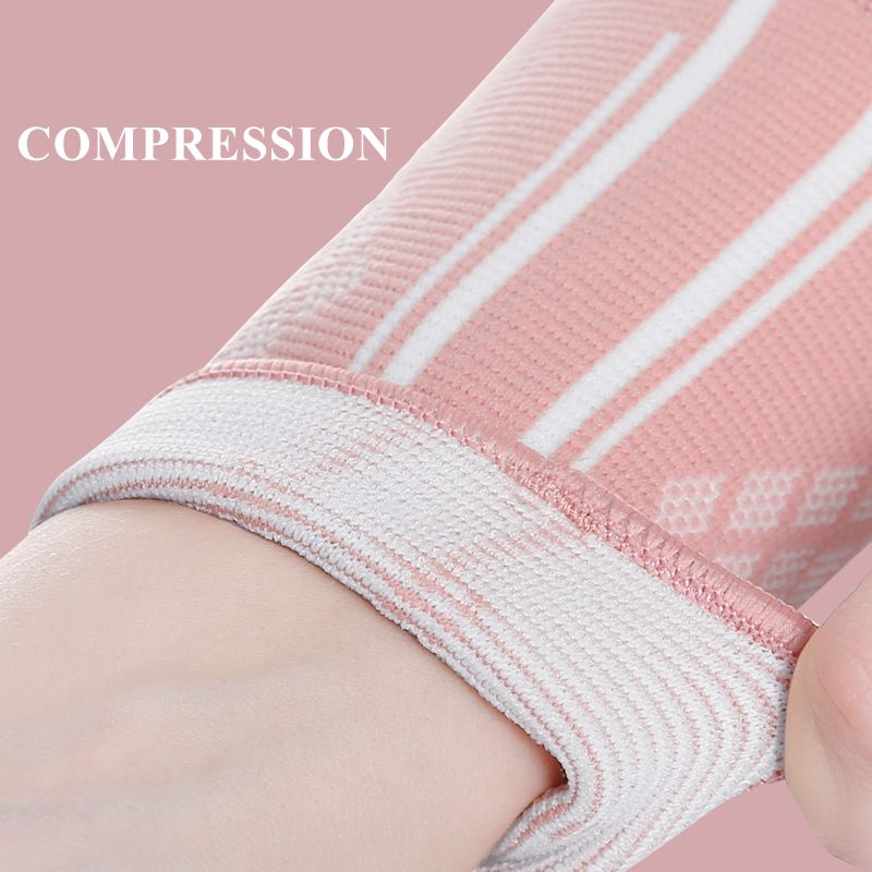 2PCS Volleyball Arm Sleeves Sports Wristbands Forearm Compression Sleeve Hand Band Sweat Wrist Support  Wraps Guard Protect-Black