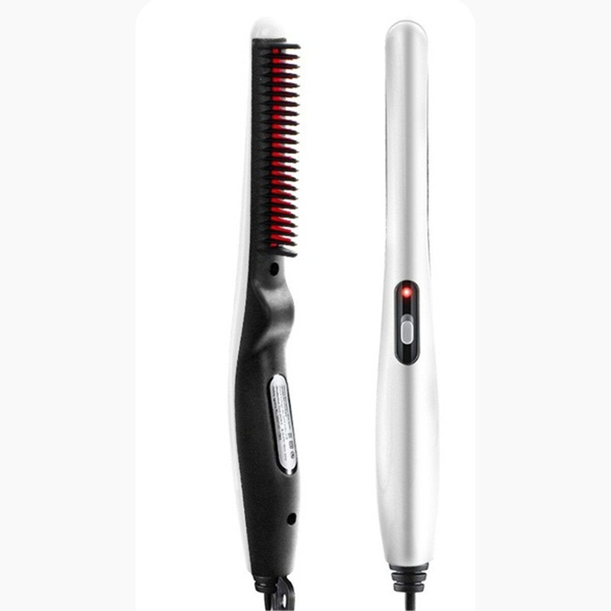 Electric Beard Straightener Comb Quick Heated Brush Styler For Men Women Travel Hair Styler UK Plug