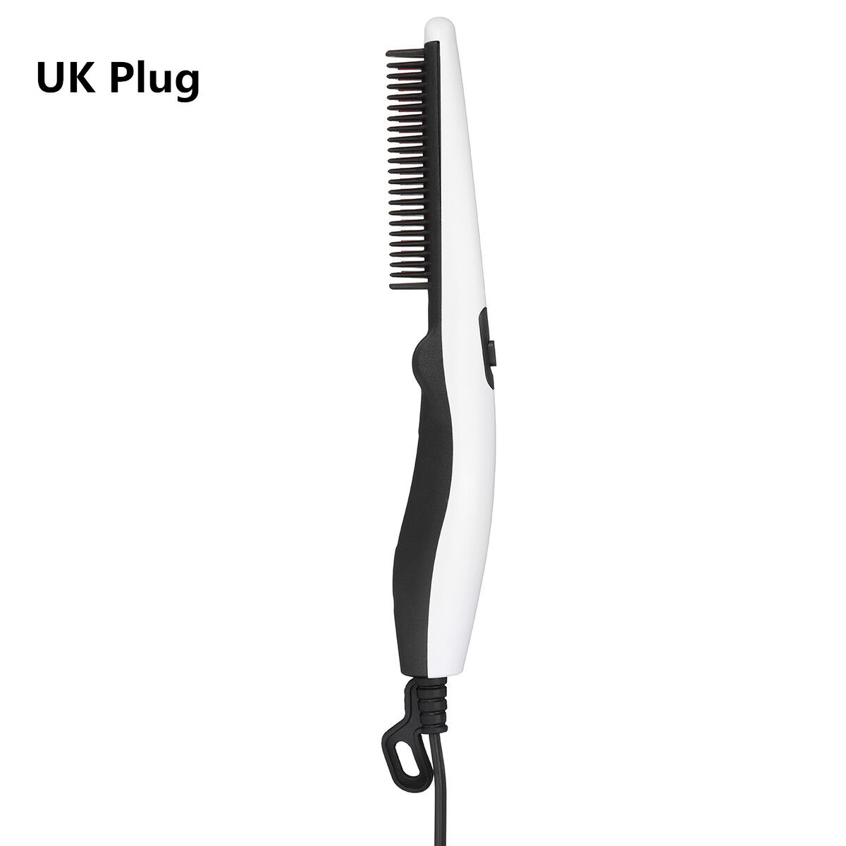 Electric Beard Straightener Comb Quick Heated Brush Styler For Men Women Travel Hair Styler UK Plug