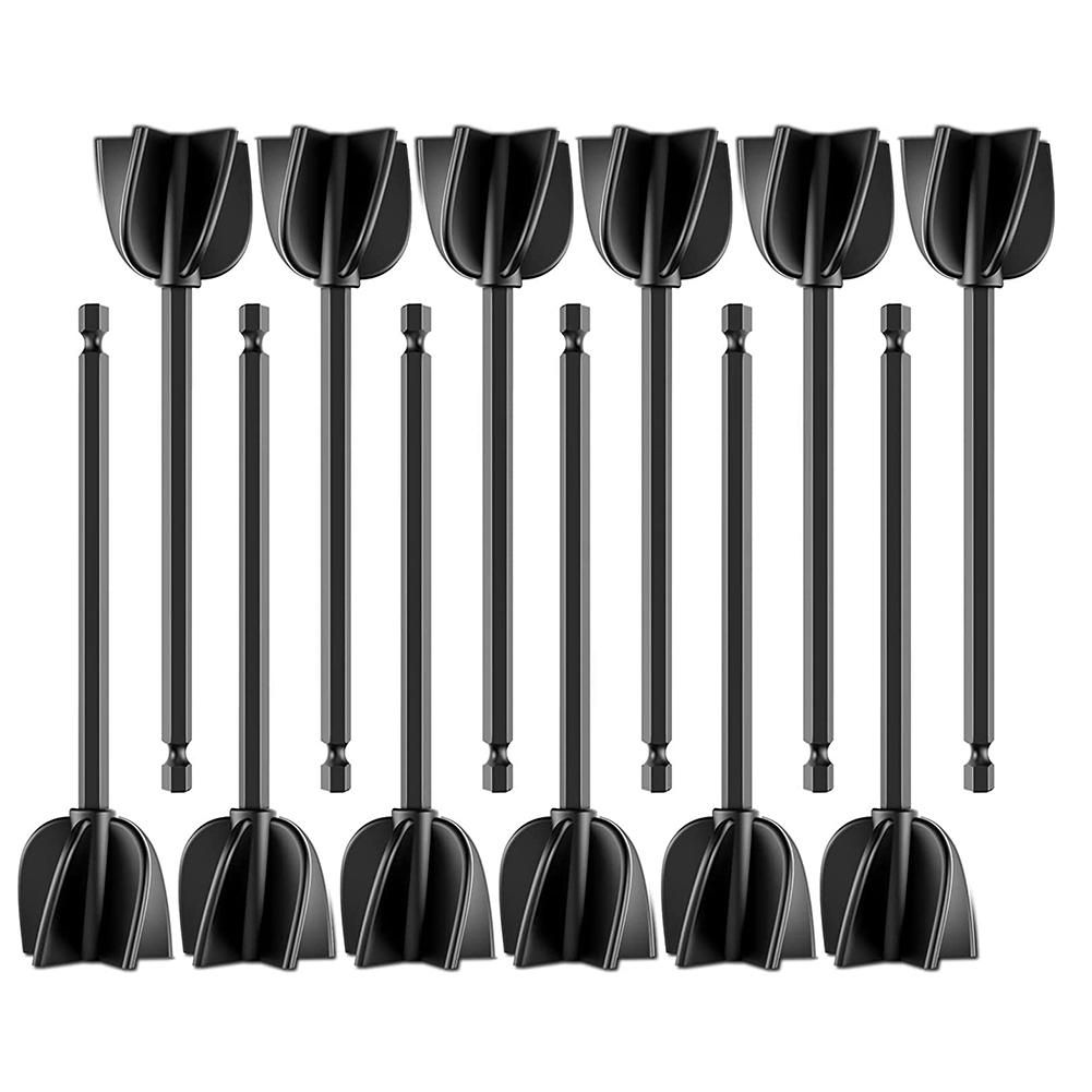 Resin Mixer Paddles, Epoxy Mixer Attachment for Powerful Mixing, Reusable Paint Mixer, Paint Stirrer Drill Attachment C