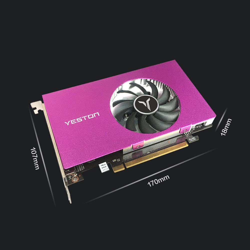 RX550-2G 4HD 4-Screen Graphics Card Support Split