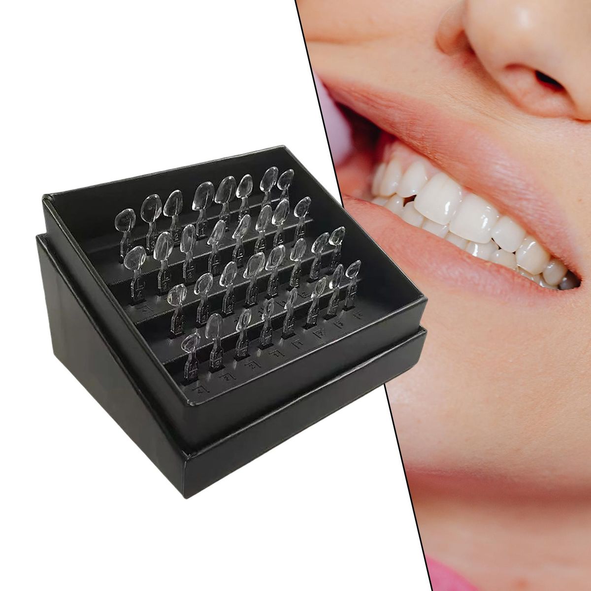 32Pcs Composite Resin Dental Veneers Mould Quick Forming Dentist Tools
