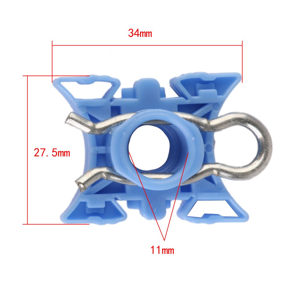 Set Of 4Pcs Window Regulator Lift Sliding  Clips For Volvo 51321938884