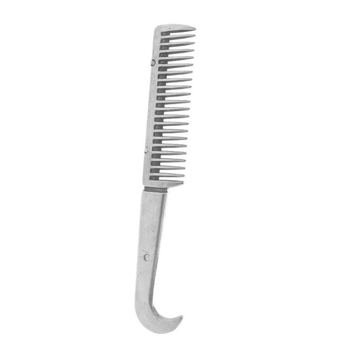 Durable Polished Horse Pony Grooming Comb Tool Currycomb Accessory