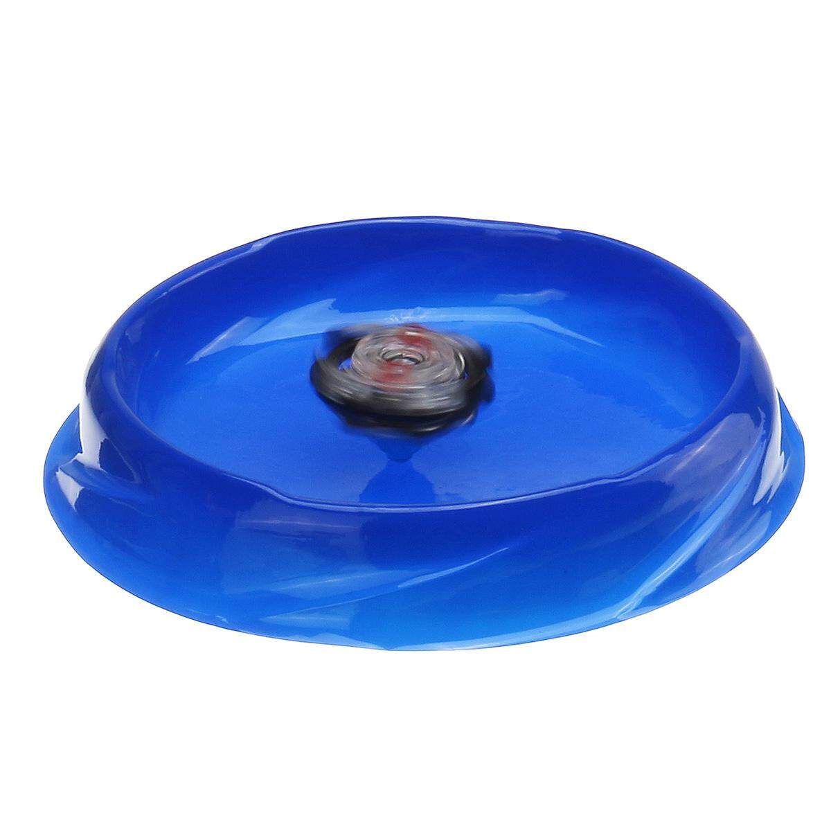 DIY Gyro With Competitive Battle Wheel Toy Handle Launch Combination Blue