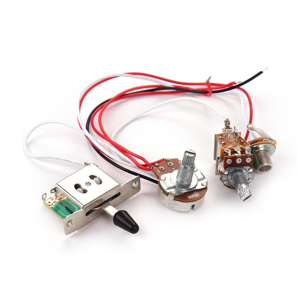 Electric Guitar Wiring Harness Kit Replacement With 1 Volume
