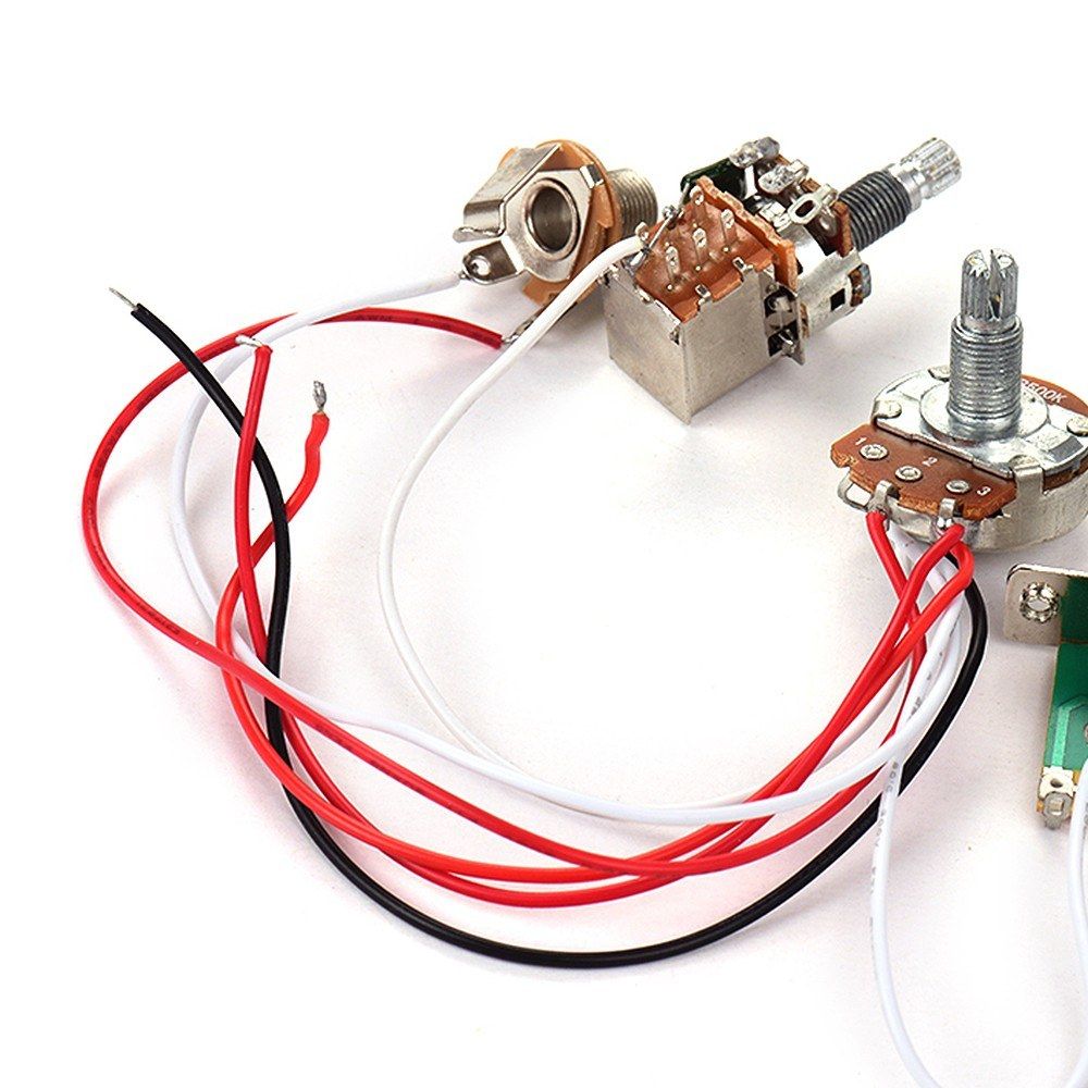 Electric Guitar Wiring Harness Kit Replacement With 1 Volume